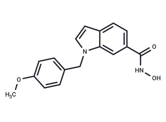 N-羥基-1-(4-甲氧基芐基)-1H-吲哚-6-甲酰胺,PCI-34051