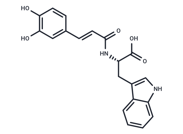 反式咖啡酰-L-色氨酸,N-Caffeoyltryptophan