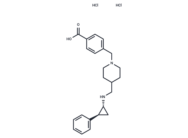 化合物 GSK2879552 2HCl,GSK2879552 2HCl (1401966-69-5(free base))