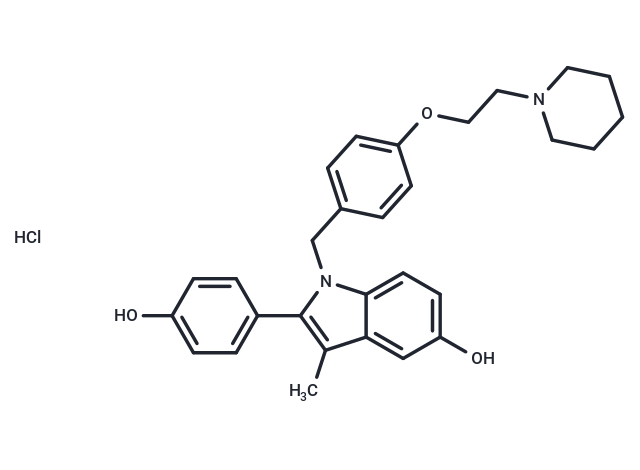 化合物 鹽酸Pipendoxifene,Pipendoxifene hydrochloride