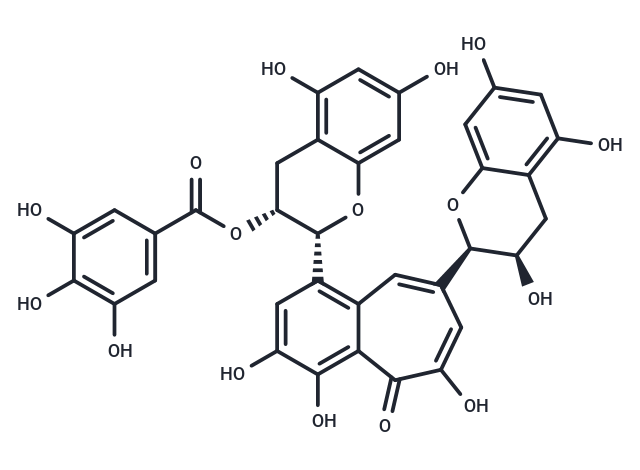 茶黃素-3'-沒食子酸酯,Theaflavin-3'-Gallate