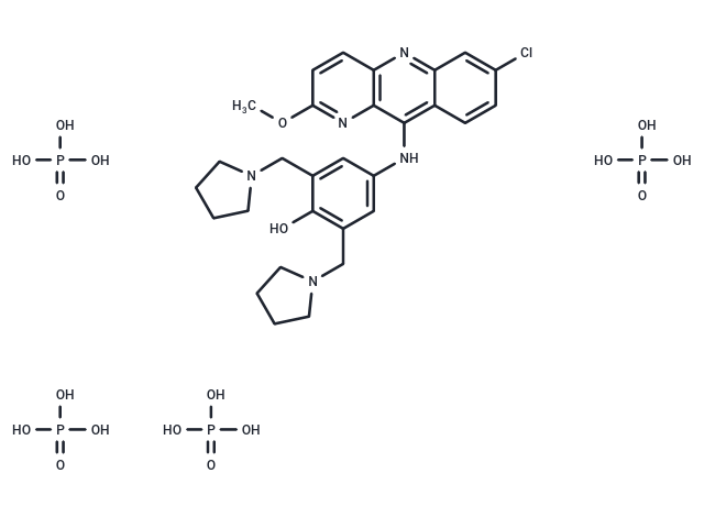 磷酸咯萘啶,Pyronaridine tetraphosphate