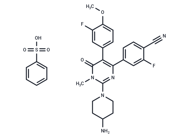 化合物 LSD1-IN-7 benzenesulfonate,Pulrodemstat benzenesulfonate