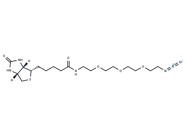 N-[2-[2-[2-(2-疊氮乙氧基)乙氧基]乙氧基]乙基]生物素胺,Biotin-PEG3-azide