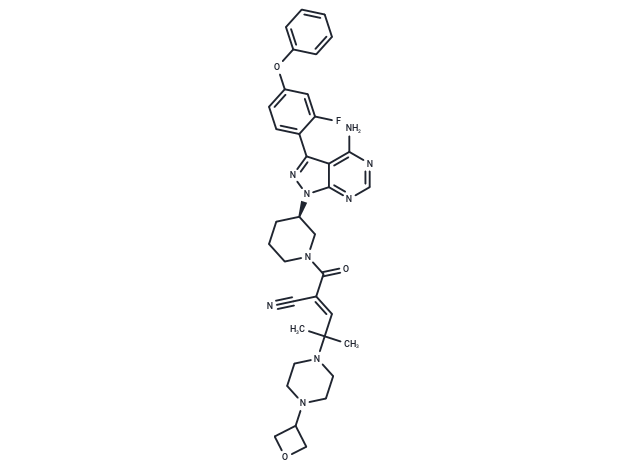 化合物 PRN1008,Rilzabrutinib