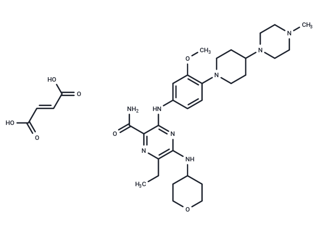 吉列替尼半富馬酸鹽,Gilteritinib hemifumarate