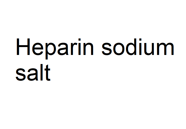 肝素鈉,Heparin sodium salt