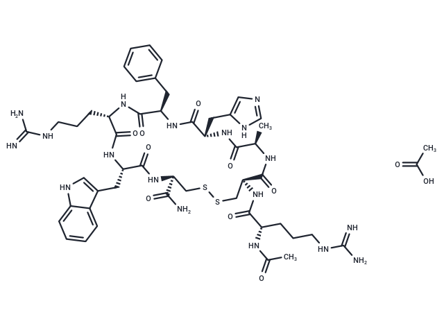 化合物Setmelanotide Acetate,Setmelanotide Acetate(920014-72-8 free base)