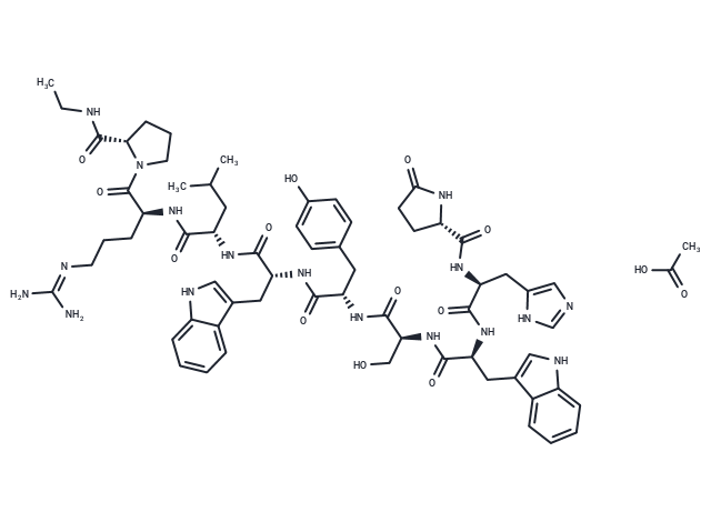 化合物Deslorelin acetate,Deslorelin acetate(57773-65-6 free base)