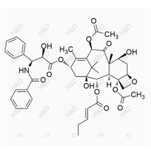 紫杉醇雜質(zhì)14,(2aR,4S,4aS,6R,9S,11S,12S,12aR,12bS)-9-(((2R,3S)-3-benzamido-2-hydroxy-3-phenylpropanoyl)oxy)-4,11-dihydroxy-4a,8,13,13-tetramethyl-5-oxo-12-((E)-pent-2-enoyloxy)-2a,3,4,4a,5,6,9,10,11,12,12a,12b-dodecahydro-1H-7,11-methanocyclodeca[3,4]benzo[1,2-b]oxete-