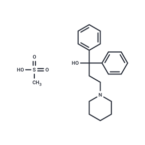 Α,Α-二苯基-1-哌啶丙醇(普立地諾 甲磺酸鹽 )|T1072|TargetMol