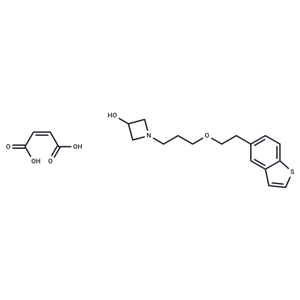 化合物 Edonerpic maleate,Edonerpic maleate