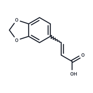 3,4-(亞甲二氧)肉桂酸|T9368|TargetMol