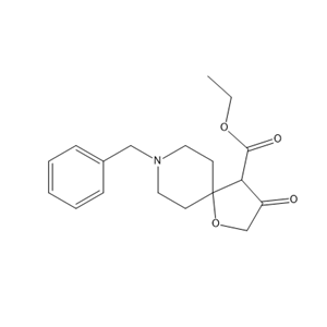 8-芐基-3-氧代-1-氧雜-8-氮雜[4.5]葵烷-4-羧酸乙酯,ethyl 8-benzyl-3-oxo-1-oxa-8-azaspiro[4.5]decane-4-carboxylate