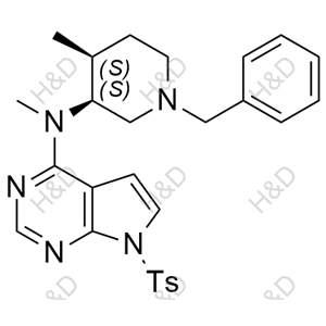 托法替尼雜質(zhì)15,N-((3S,4S)-1-benzyl-4-methylpiperidin-3-yl)-N-methyl-7-tosyl-7H-pyrrolo[2,3-d]pyrimidin-4-amine