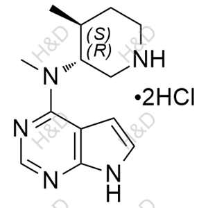 N-methyl-N-((3R,4S)-4-methylpiperidin-3-yl)-7H-pyrrolo[2,3-d]pyrimidin-4-amine hydrochloride	托法替尼杂质24