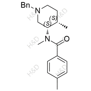 N-((3S,4S)-1-benzyl-4-methylpiperidin-3-yl)-N,4-dimethylbenzamide	托法替尼杂质66