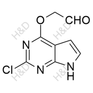 2-((2-chloro-7H-pyrrolo[2,3-d]pyrimidin-4-yl)oxy)acetaldehyde	托法替尼杂质76