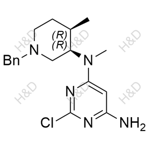 托法替尼雜質(zhì)95,N4-((3R,4R)-1-benzyl-4-methylpiperidin-3-yl)-2-chloro-N4-methylpyrimidine-4,6-diamine