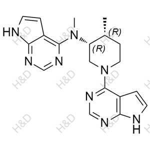 托法替尼雜質(zhì)98,N-methyl-N-((3R,4R)-4-methyl-1-(7H-pyrrolo[2,3-d]pyrimidin-4-yl)piperidin-3-yl)-7H-pyrrolo[2,3-d]pyrimidin-4-amine