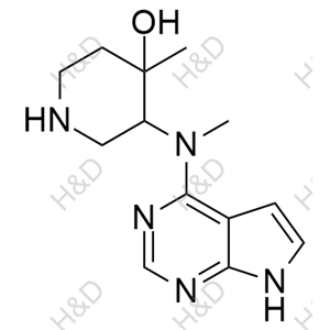 托法替尼雜質(zhì)114,4-methyl-3-(methyl(7H-pyrrolo[2,3-d]pyrimidin-4-yl)amino)piperidin-4-ol