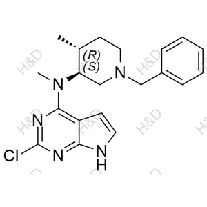 托法替尼雜質(zhì)117,N-((3S,4R)-1-benzyl-4-methylpiperidin-3-yl)-2-chloro-N-methyl-7H-pyrrolo[2,3-d]pyrimidin-4-amine