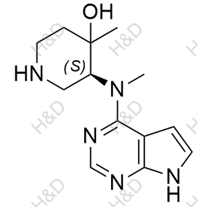 托法替尼雜質(zhì)132,(3S)-4-methyl-3-(methyl(7H-pyrrolo[2,3-d]pyrimidin-4-yl)amino)piperidin-4-ol