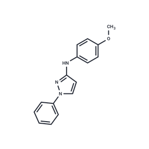N-(4-甲氧苯基)-1-苯基-1H-吡唑-3-胺|T8356|TargetMol