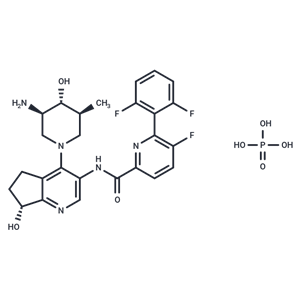 化合物 INCB053914 phosphate,Uzansertib phosphate