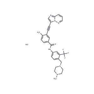 普納替尼鹽酸鹽|T2372L|TargetMol