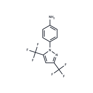 4-(3,5-雙(三氟甲基)-1H-吡唑-1-基)-苯胺|T10885|TargetMol