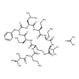 化合物Polymyxin B nonapeptide Acetate|TP1341L|TargetMol