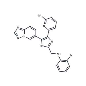 化合物 T9837,N-((4-([1,2,4]triazolo[1,5-a]pyridin-6-yl)-5-(6-methylpyridin-2-yl)-1H-imidazol-2-yl)methyl)-2-bromoaniline