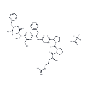 化合物[Des-Arg9]-Bradykinin TFA|T8809|TargetMol