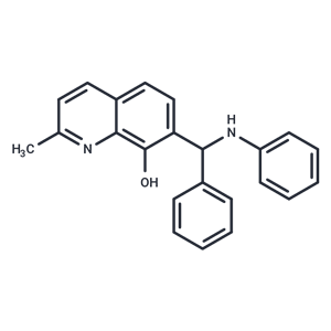 7-(ALPHA-苯胺基芐基)-2-甲基-8-喹啉醇|T21578