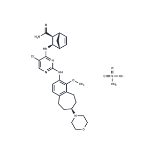 化合物 CEP-28122 mesylate salt,CEP-28122 mesylate salt (1022958-60-6 free base)