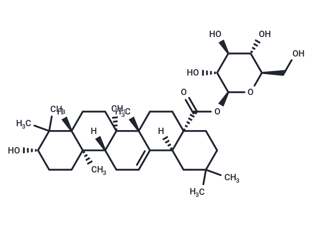 齊墩果酸 beta-D-吡喃葡萄糖基酯,Oleanolic acid 28-O-β-D-glucopyranoside