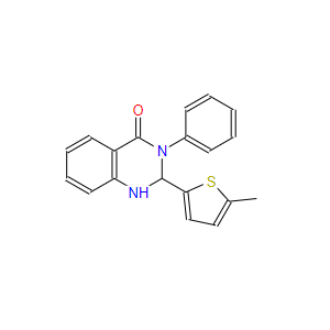 2 -(5-甲基噻吩-2-基)-3-苯基-2- 3-二氫喹唑啉-4(1H)-酮,2,3-Dihydro-2-(5-methyl-2-thienyl)-3-phenyl-4(1H)-quinazolinone