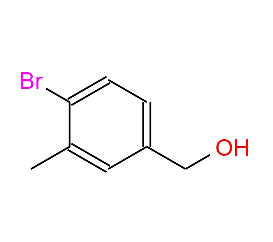 4-溴-3-甲基芐醇,(4-BROMO-3-METHYLPHENYL)METHANOL