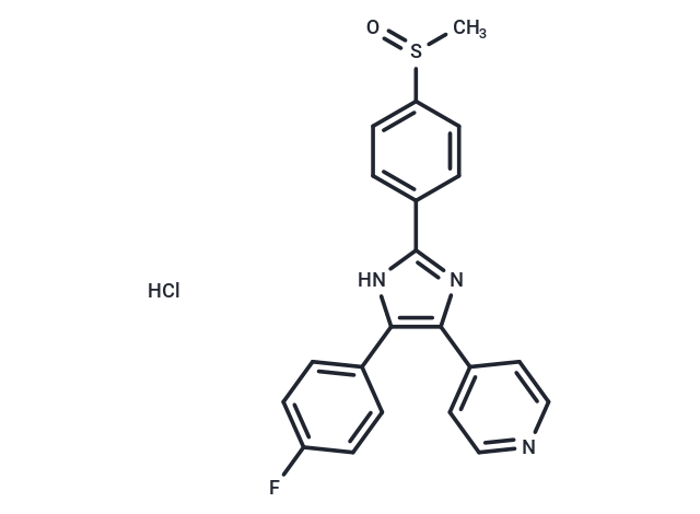 化合物 SB 203580 hydrochloride,SB 203580 hydrochloride