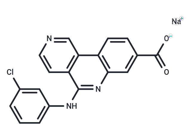 化合物 Silmitasertib sodium salt,Silmitasertib sodium salt