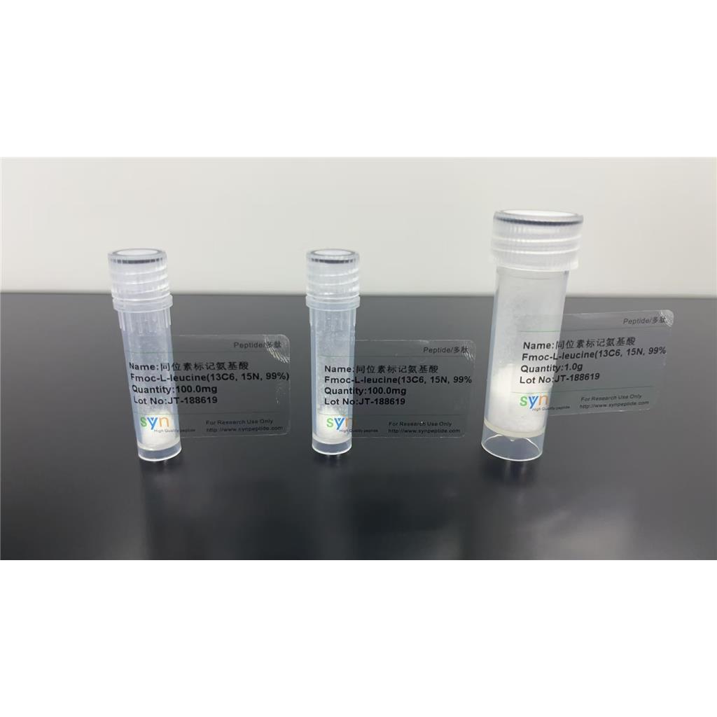 同位素標記氨基酸-Fmoc-L-leucine (13C6,  15N, 99%),L-LEUCINE-N-FMOC (U-13C6, 99%; 15N, 99%)