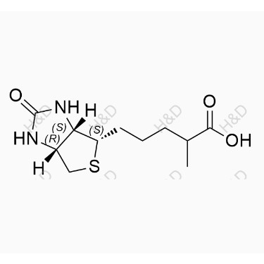 生物素EP雜質(zhì)D,2-methyl-5-((3aS,4S,6aR)-2-oxohexahydro-1H-thieno[3,4-d]imidazol-4-yl)pentanoic acid