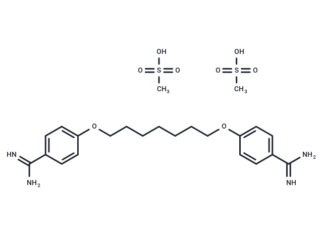 化合物 Heptamidine dimethanesulfonate,Heptamidine dimethanesulfonate