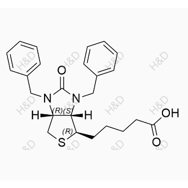 生物素雜質(zhì)13,5-((3aS,4R,6aR)-1,3-dibenzyl-2-oxohexahydro-1H-thieno[3,4-d]imidazol-4-yl)pentanoic acid