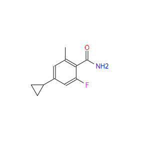 4-環(huán)丙基-2-氟-6-甲基苯甲酰胺,4-Cyclopropyl-2-fluoro-6-methylbenzamide