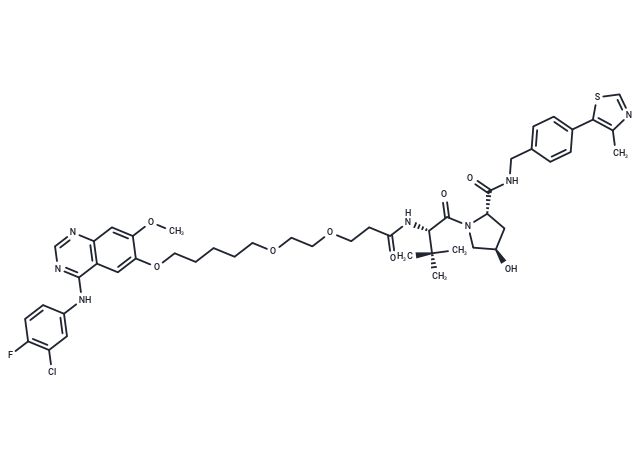 化合物Gefitinib-based PROTAC 3,Gefitinib-based PROTAC 3