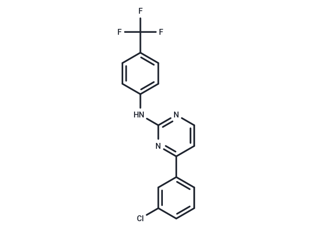 4-(3-氯苯基)-N-[4-(三氟甲基)苯基]嘧啶-2-胺,VAF347