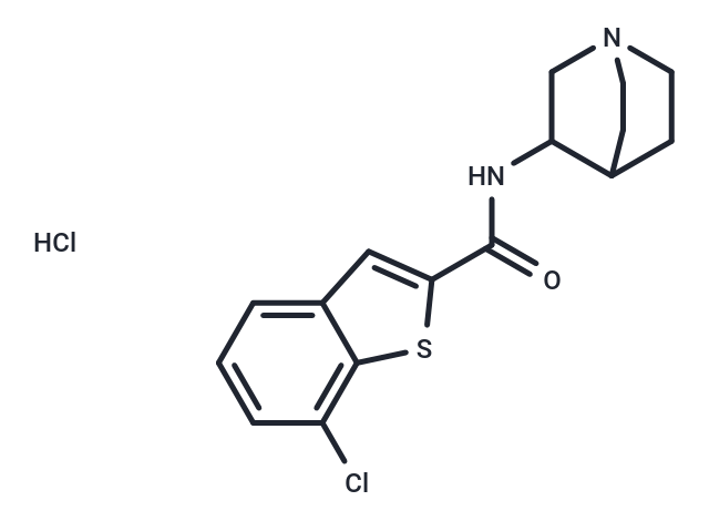 化合物 EVP-6124 hydrochloride,Encenicline hydrochloride