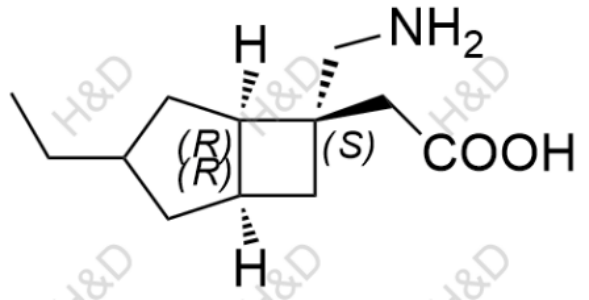 米诺巴林杂质37,2-((1R,5R,6S)-6-(aminomethyl)-3-ethylbicyclo[3.2.0]heptan-6-yl)acetic acid